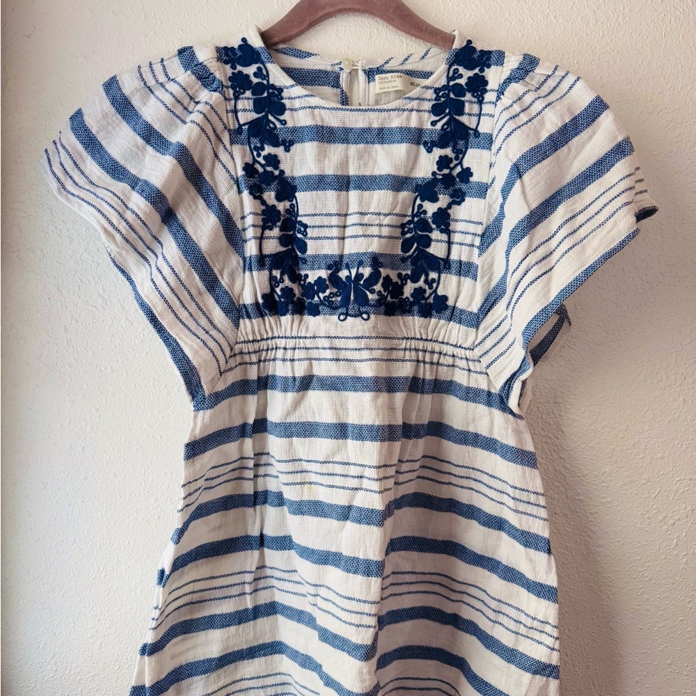 Zara Embroidered Woven Dress